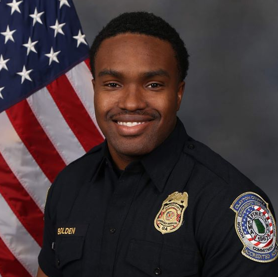 Clayton County firefighter Jordan Bolden.