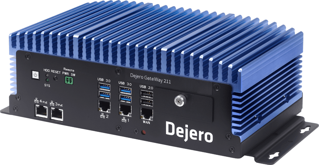 A Dejero GateWay 211 network aggregation device sits at the heart of the PoDD to provide reliable and secure mobile internet connectivity in challenging network conditions.