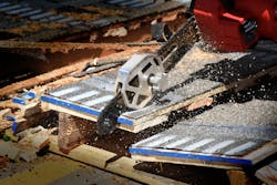 The kit also features a custom bar that allows the wider chain gauge to operate with added room, putting less strain on the saw for repeat, heavy use. The kit also features a custom bar that allows the wider chain gauge to operate with added room, putting less strain on the saw for repeat, heavy use.