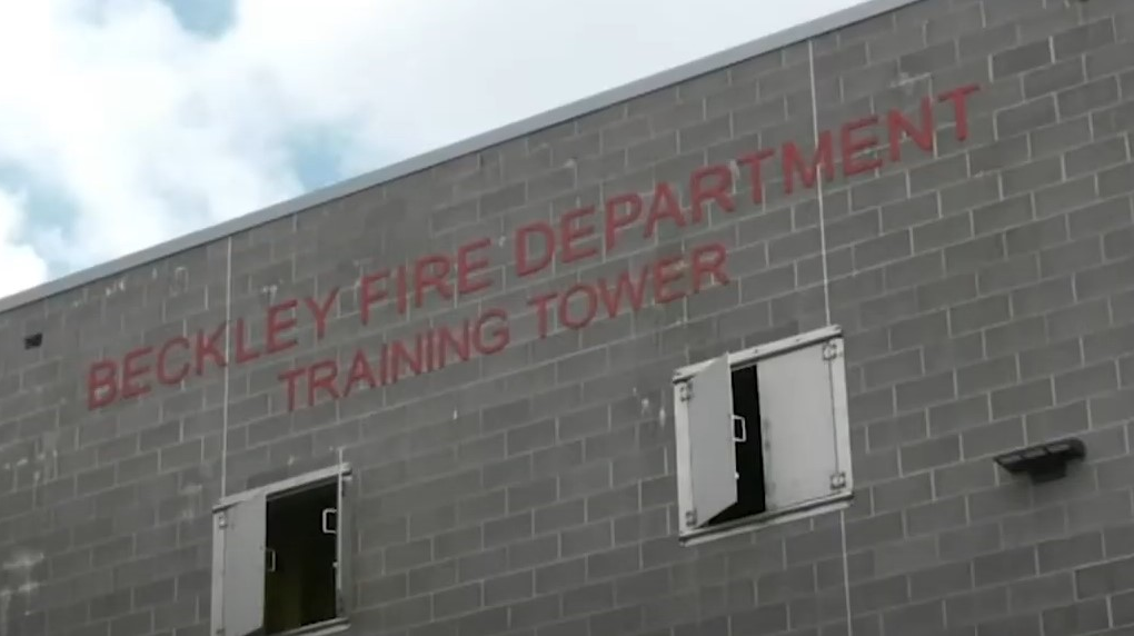 Beckley, WV, Fire Department's new station includes a training tower for firefighters.