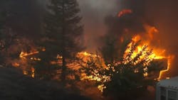 California officials have asked three states for help battling hundreds of wildfires.