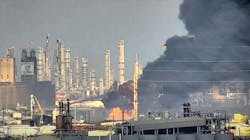 An apparent pipeline explosion injured at least six people in Corpus Christi on Friday. An apparent pipeline explosion injured at least six people in Corpus Christi on Friday.