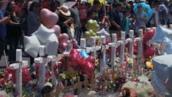 A five-hour remembrance was held Monday on the one-year anniversary of a mass shooting at an El Paso, TX, Walmart that killed 23 people and left others injured. A five-hour remembrance was held Monday on the one-year anniversary of a mass shooting at an El Paso, TX, Walmart that killed 23 people and left others injured.