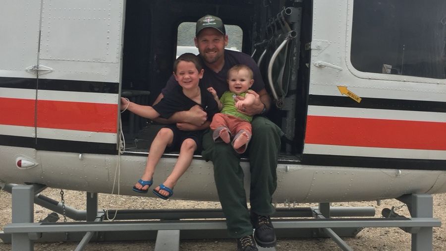Wildland firefighter and Salmon, ID, Airbase manager Eric R. Ellis.