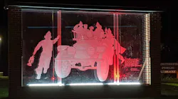 Etching In Red