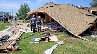 Fort Worth, TX, firefighters responded to a house explosion Tuesday that left a man in critical condition.