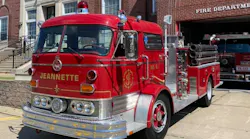 A former Jeannette, PA, junior firefighter purchased a 1965 Mack fire engine from a private collector earlier this year and had it refurbished before returning it to the department after an absence of 19 years.