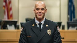 Acting Las Vegas Fire Chief Jeff Buchanan. Acting Las Vegas Fire Chief Jeff Buchanan.