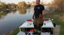 Monroe Township, MI, Fire Capt. Joseph Liedel.