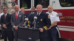 Mobile, AL, Fire Chief Paul Mark Sealy. Mobile, AL, Fire Chief Paul Mark Sealy.