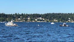 Seattle Fire Department divers, rescue swimmers and response boats search Andrews Bay in Lake Washington on Aug. 9 for Terrence L. Christian Jr., who had struggled swimming in the water. His body eventually was recovered on Aug. 14. Seattle Fire Department divers, rescue swimmers and response boats search Andrews Bay in Lake Washington on Aug. 9 for Terrence L. Christian Jr., who had struggled swimming in the water. His body eventually was recovered on Aug. 14.