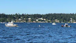 Seattle Fire Department divers, rescue swimmers and response boats search Andrews Bay in Lake Washington on Aug. 9 for Terrence L. Christian Jr., who had struggled swimming in the water. His body eventually was recovered on Aug. 14. Seattle Fire Department divers, rescue swimmers and response boats search Andrews Bay in Lake Washington on Aug. 9 for Terrence L. Christian Jr., who had struggled swimming in the water. His body eventually was recovered on Aug. 14.