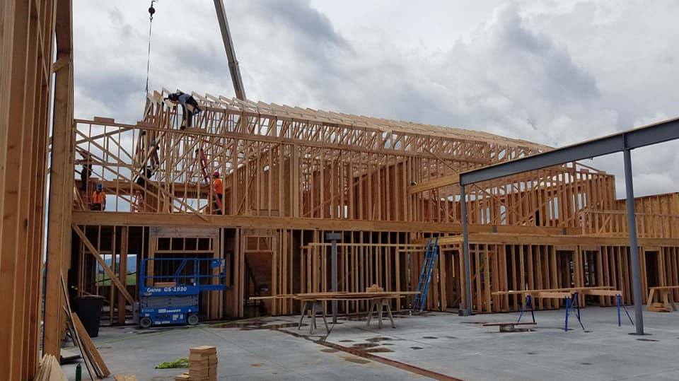 Somers/Lakeside, MT, Fire Department's new fire hall, which is expected to be finished by November, will replace a cramped facility that's more than 60 years old.