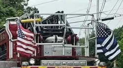 Danvers, MA, firefighters have been asked to remove 'Thin Blue Line' flags from their apparatus.