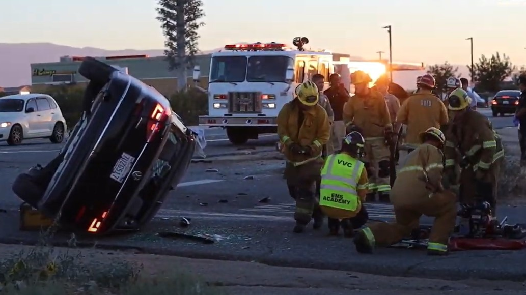Victorville Combative Driver Extication (ca)