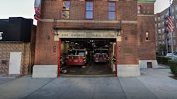 The FDNY's Engine 305/Ladder 151 station in Forest Hills, Queens. The FDNY's Engine 305/Ladder 151 station in Forest Hills, Queens.