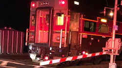 Abington, MA, firefighters helped a woman after she escaped her disabled car before it was struck by a train early Sunday.