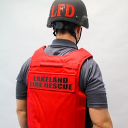 Lakeland, FL, Fire Rescue purchased 16 ballistic vest and helmet sets through a Firehouse Subs Public Safety Foundation grant.