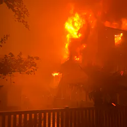 Crews from multiple departments responded to several residential fires that erupted in Ocean Isle Beach, NC, as Hurricane Isaias made landfall late Monday.