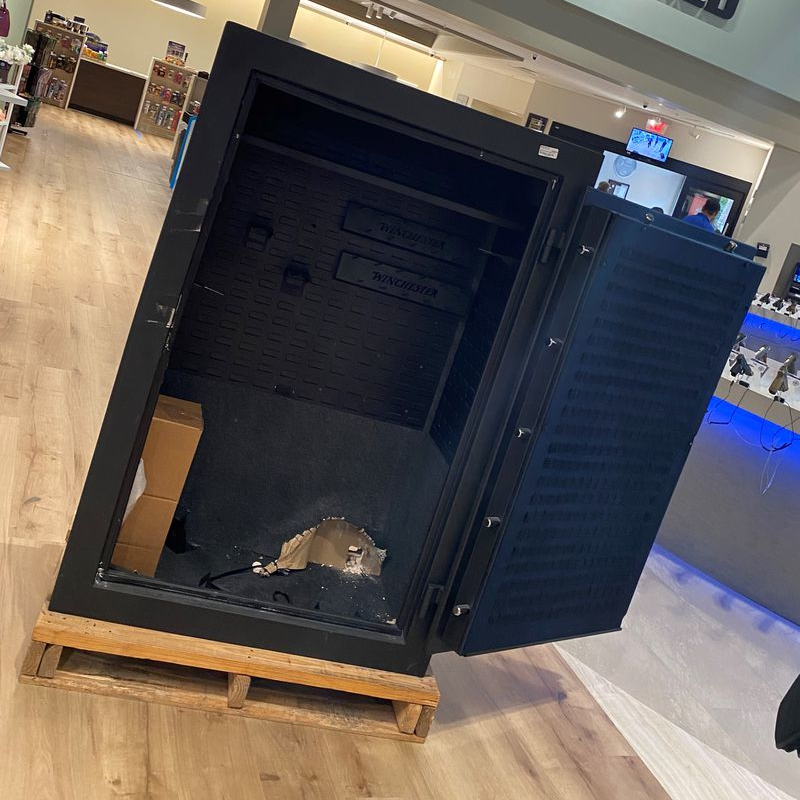 Orlando, FL, firefighters rescued a 15-year-old who accidentally locked herself inside a gun safe at an indoor shooting range Tuesday.