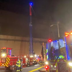 Firefighters from across the region battled a stubborn blaze at Talen Energy&apos;s Martins Creek power plant in Lower Mount Bethel Township, PA, late Sunday and early Monday.