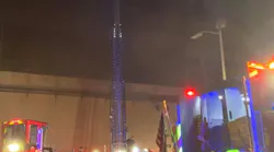 Firefighters from across the region battled a stubborn blaze at Talen Energy's Martins Creek power plant in Lower Mount Bethel Township, PA, late Sunday and early Monday.