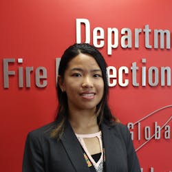 2020 Phillip L. Turner Fire Protection Scholarship winner Genevieve Tan. 2020 Phillip L. Turner Fire Protection Scholarship winner Genevieve Tan.