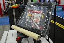 Smash Film adhesive material from Access Tools is used by the towing and recovery industry. It is 36 inches wide and 4 millimeters thick and available in rolls of 100 feet.