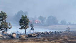 Jackson County, OR, Fire District firefighters battled the Almeda Fire, which started with an Ashland grass fire Sept. 8, for 36 hours despite running out of water.