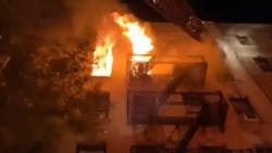 FDNY firefighters performed a daring rope rescue from the roof a six-story Manhattan apartment building to save a 5-year-old girl trapped during a two-alarm blaze early Tuesday. FDNY firefighters performed a daring rope rescue from the roof a six-story Manhattan apartment building to save a 5-year-old girl trapped during a two-alarm blaze early Tuesday.