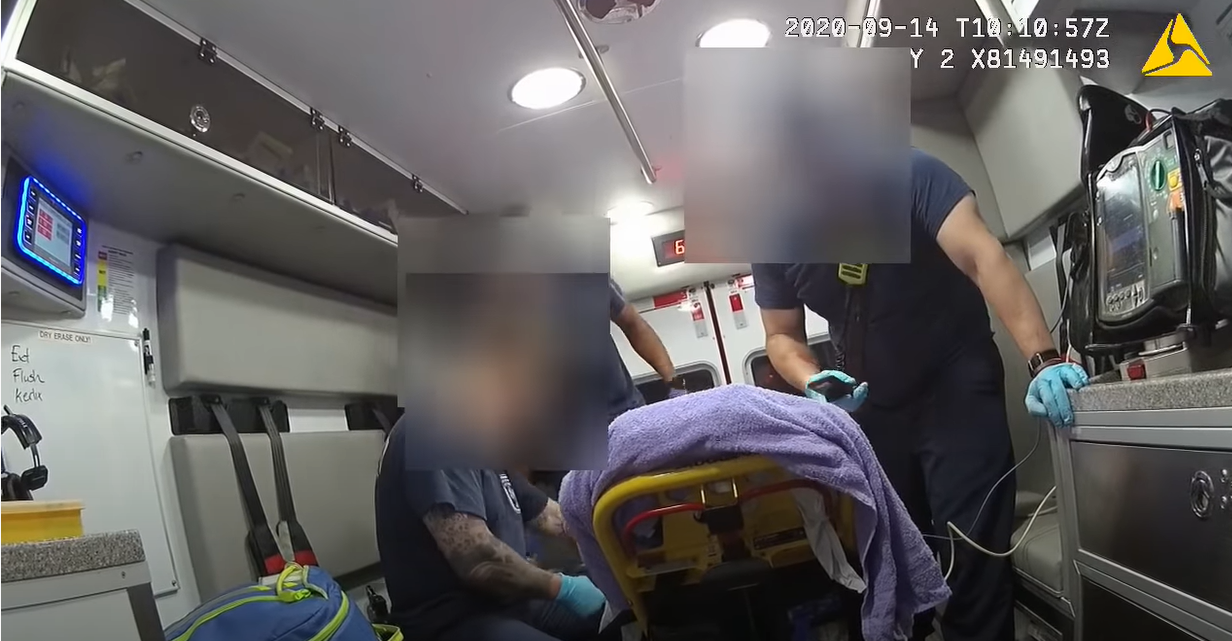 A Fairfax County, VA, firefighter is accused of assaulting a patient being transported to the hospital Sept. 14.