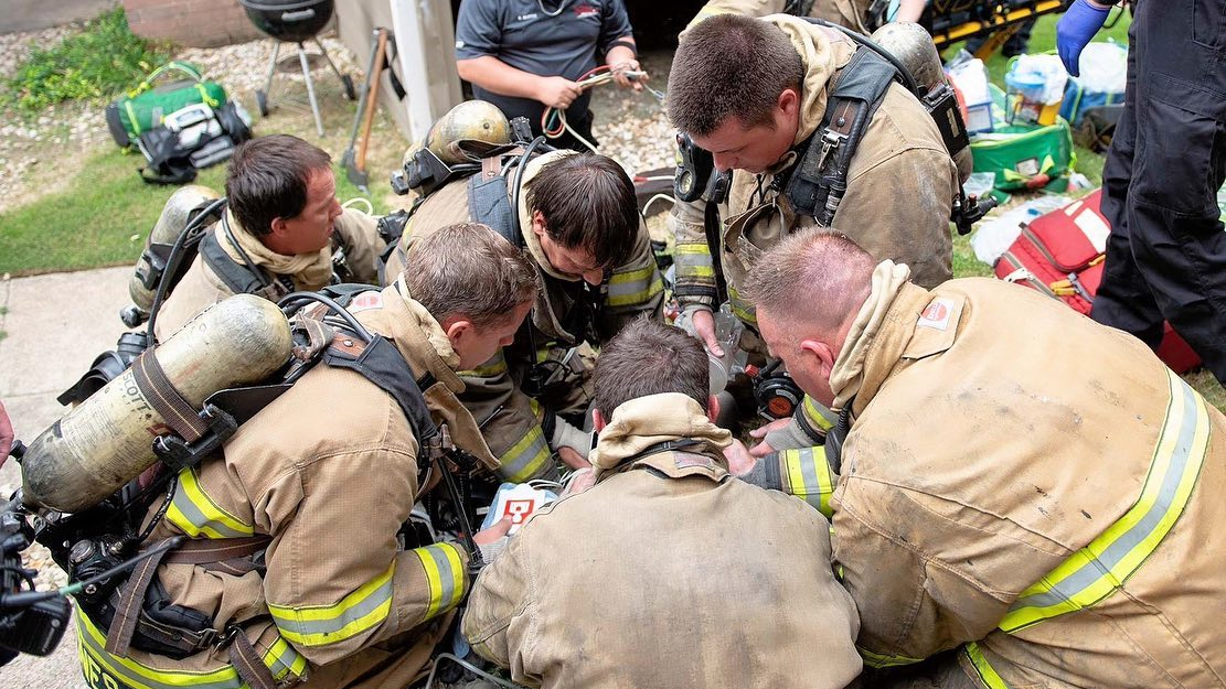Fort Worth, TX, firefighters pulled a critically injured 3-year-old girl from a burning apartment Monday.