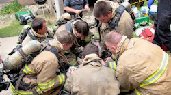 Fort Worth, TX, firefighters pulled a critically injured 3-year-old girl from a burning apartment Monday.