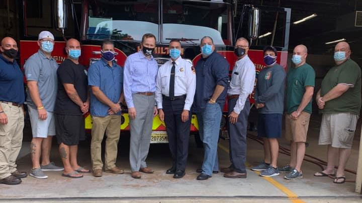 Hamilton, NJ, officials received state approval to consolidate its nine independent fire districts into a single agency.