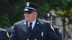 Jim Brooks, second assistant chief with the Whitehall, NY, Volunteer Fire Co.