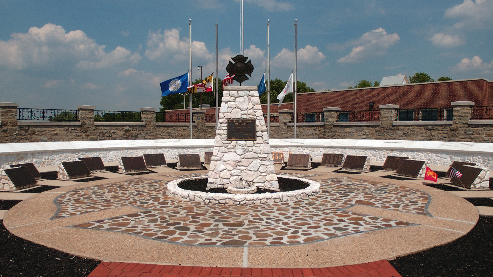 The National Fallen Firefighters Memorial in Emmitsburg, MD.