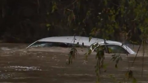 A search continues for two young children were swept away by floodwaters early Tuesday in Smithfield, NC.