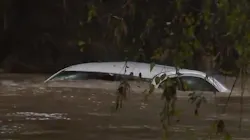 A search continues for two young children were swept away by floodwaters early Tuesday in Smithfield, NC.