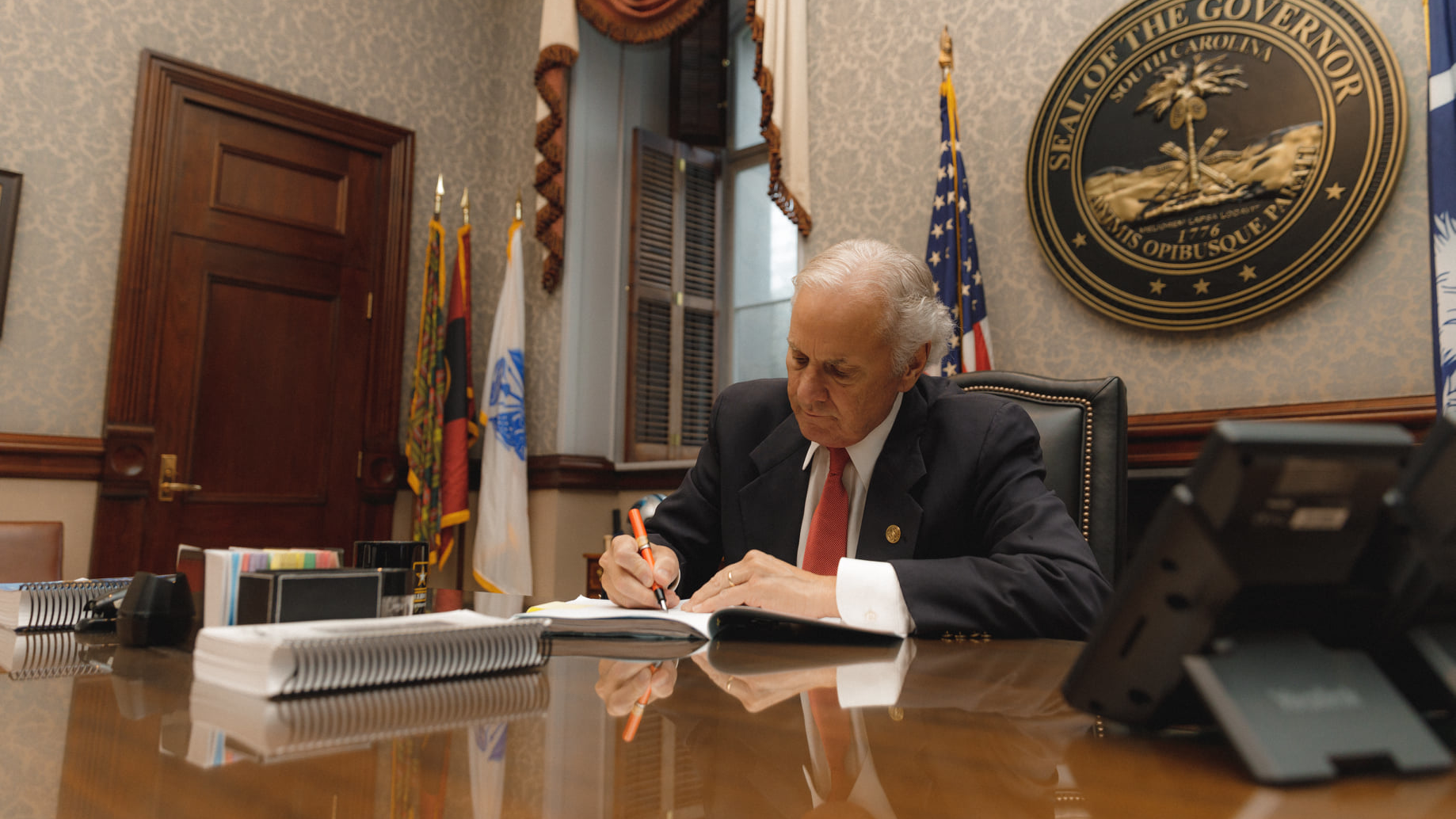 South Carolina Gov. Henry McMaster signed into law Tuesday legislation that provides protection for firefighters diagnosed with cancer.