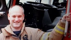 Buffalo Grove firefighter Kevin Hauber, who succumbed to job-related colon cancer in 2018.