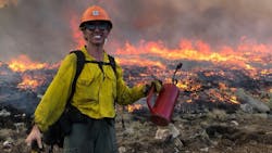 Sara Madsen, 24, was killed in a crash while returning from a fire assignment. Sara Madsen, 24, was killed in a crash while returning from a fire assignment.