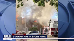 Stone Park Fire Video