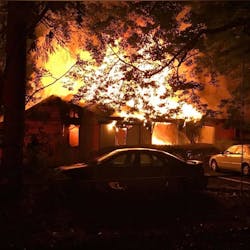 A Suffolk, VA, firefighter was injured while battling a blaze at a single-story house Saturday. A Suffolk, VA, firefighter was injured while battling a blaze at a single-story house Saturday.