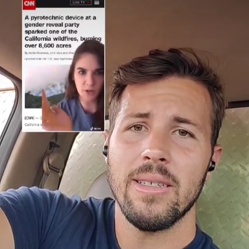 Michael Clark, a firefighter in Oahu who has worked in Utah and the Grand Canyon, has posted videos on the TikTok app to debunk conspiracy theories about the 2020 wildfires.