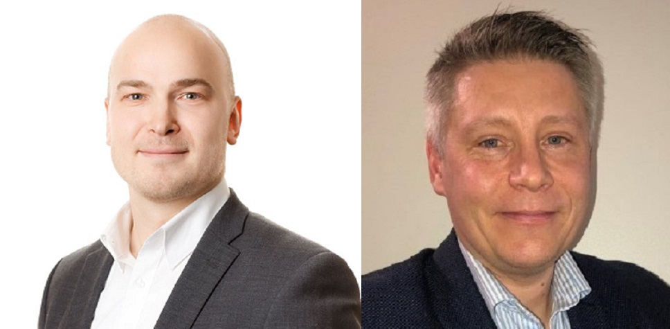 Jarmo Kokkola (left) and Juha S&auml;rkij&auml;rvi.