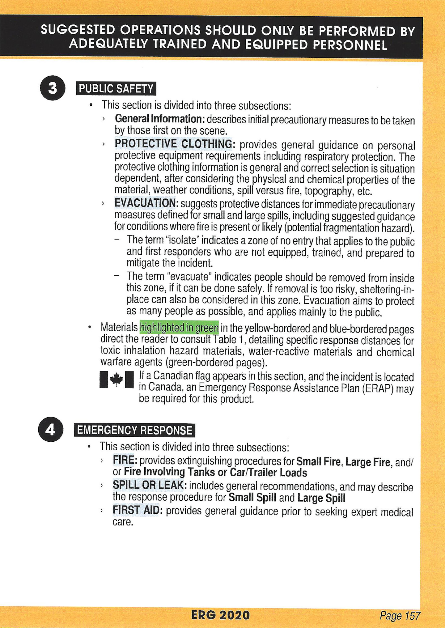 Hazmatology 2020 Emergency Response Guidebook Firehouse