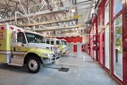 The cost of exhaust systems in firehouse bays falls into FF&amp;E expenses. Depending on the quantity and quality of all of these items, a target budget of $15&ndash;$30 per square foot of the facility might be appropriate for FF&amp;E.