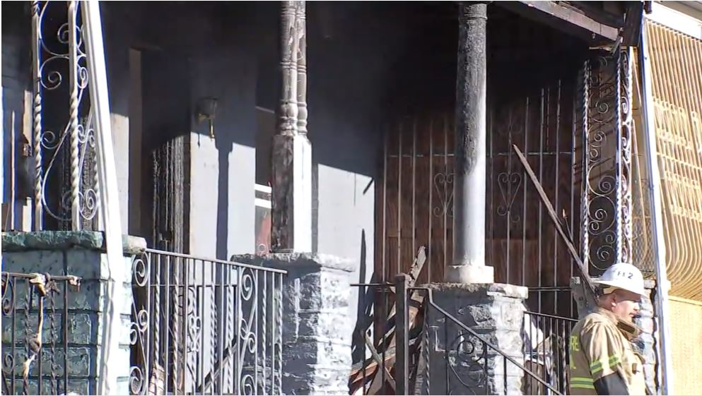 A woman, two boys and a girl died in an rowhouse fire in Philadelphia Saturday morning.