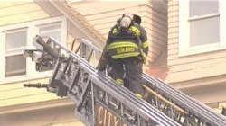 Albany, NY, firefighters battled a residential blaze Sunday that was ignited by an unattended candle. Albany, NY, firefighters battled a residential blaze Sunday that was ignited by an unattended candle.