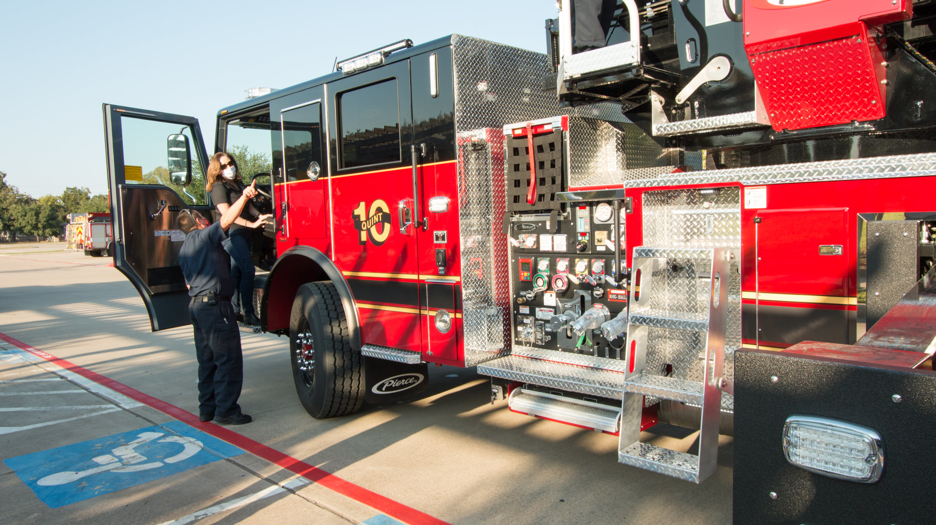 The Bastrop, TX, Fire Department is adding a new aerial (pictured) and a pumper as it moves to full-time firefighters.